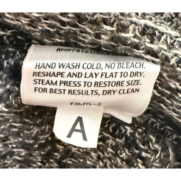 Eileen Fisher Womens 100% Linen Open Front Shaped Cardigan Sweater Ruffle Hem 1X - Picture 7 of 7